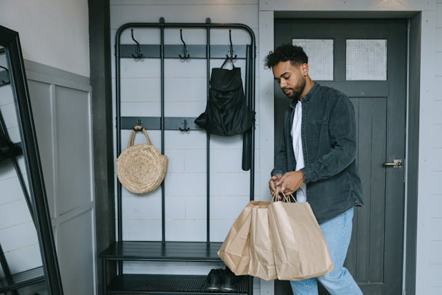 kapstok en schoenenkast